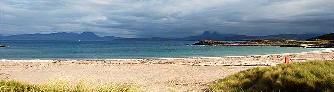 Beach at Mellon Udrigle overlooking Gruinard Bay