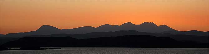 The early hours before sunrise at Loch Ewe