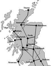 Railway map from Scotland