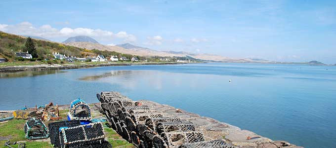 Graighouse and the Small Isles Bay Isle of Jura