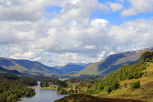 Glen Affric from the Viewpoint near the car park
