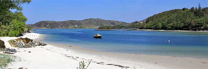 The Silver Sands of Morar near Mallaig