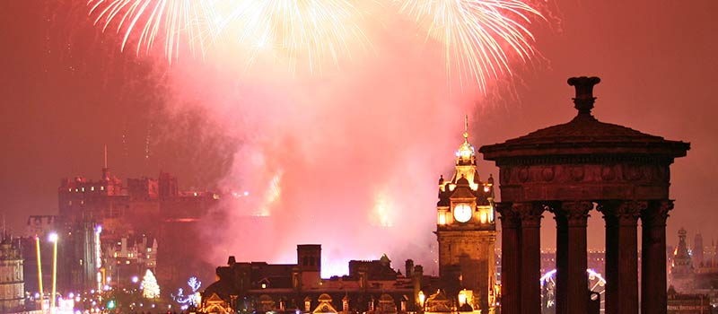Edinburgh Hogmanay Fireworks