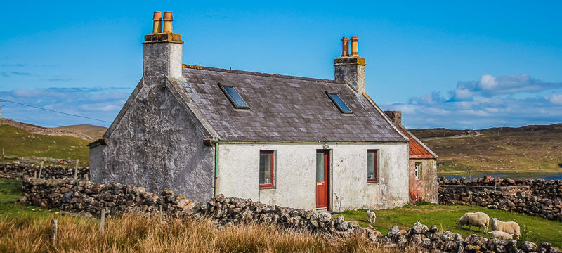Typisches Highland Cottage
