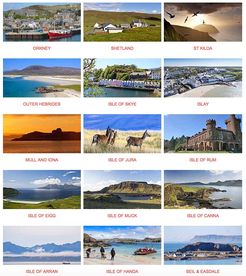 The Islands of Scotland Scotland Info Guide