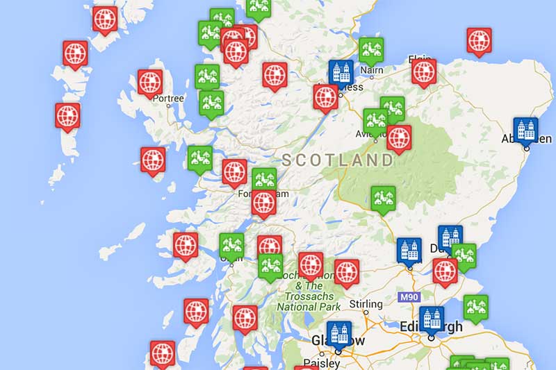 scottish towns and cities