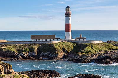 Buchan Ness Lighthouse in Boddam