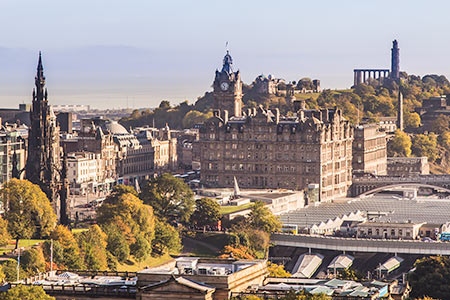 Edinburgh from Castle