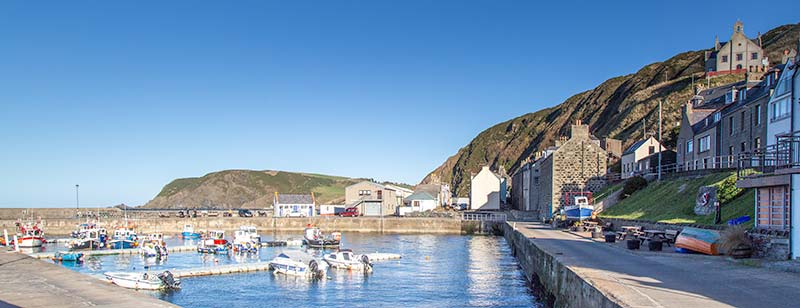 Gardenstown Harbour Aberdeenshire