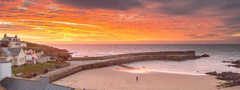 Sunrise over Collieston Aberdeenshire