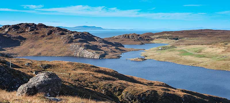 Loch Diabaigas Airde and View to skye