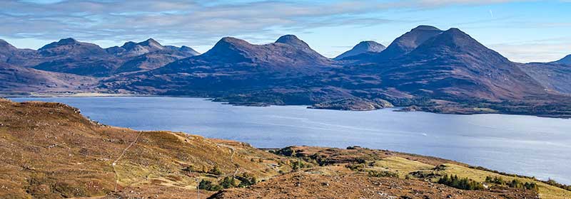 View over Upper Loch torridon