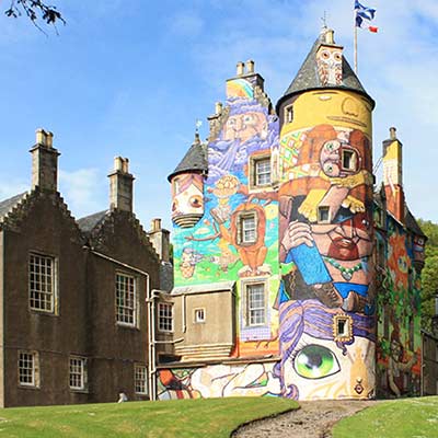 Kelburn Castle Grafitti
