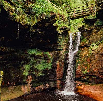 Kelburn Castle Waterfall