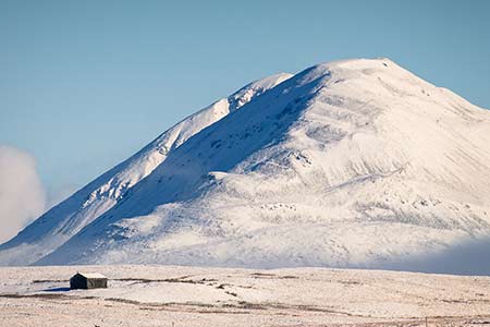 Paps of Jura Winter in Scotland